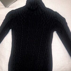 Black high neck in size small